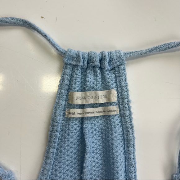 Urban Outfitters women’s blue V neck top M m155-33 - Picture 3 of 4
